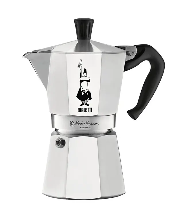 Bialetti Moka Express 6-Cup Classic Stovetop Coffee Maker 1