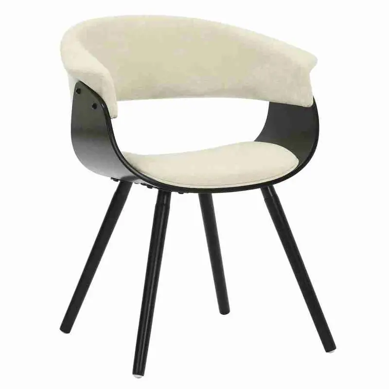 Black Accent Dining Chair With Heat-Resistant Finish 1
