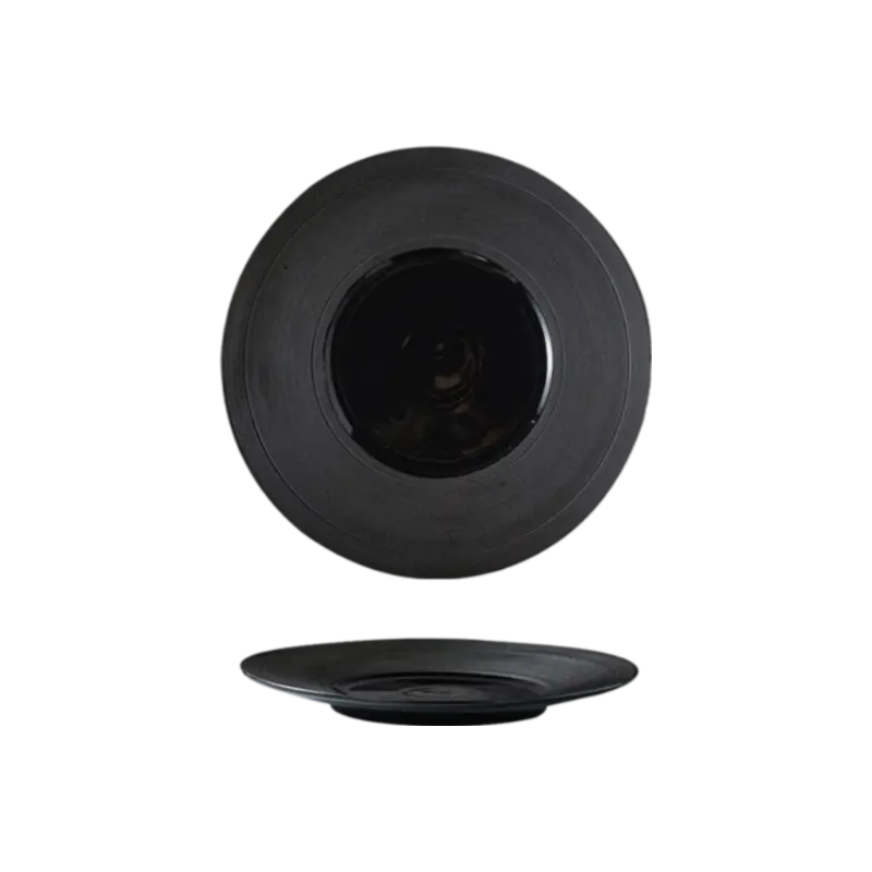 Black Shallow Serving Platter For Buffets & Catering 1