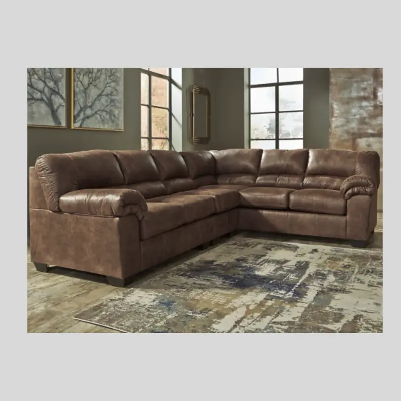 Bladen Brown 3-Piece Modular Sectional Sofa 1