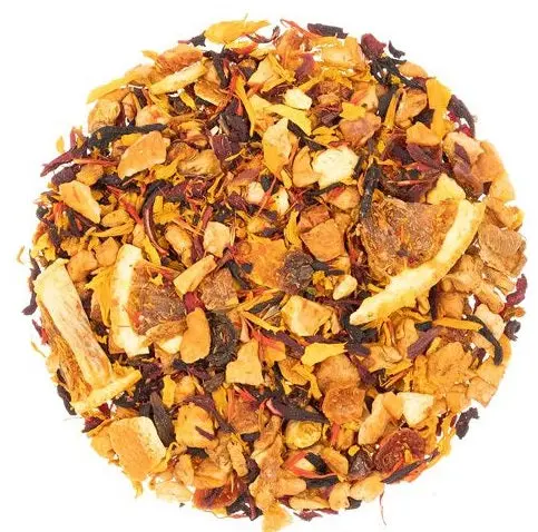 Blood Orange Herb & Fruit Tea – Metropolitan Tea’S Zesty 1.1 Lb Caffeine-Free Blend 1
