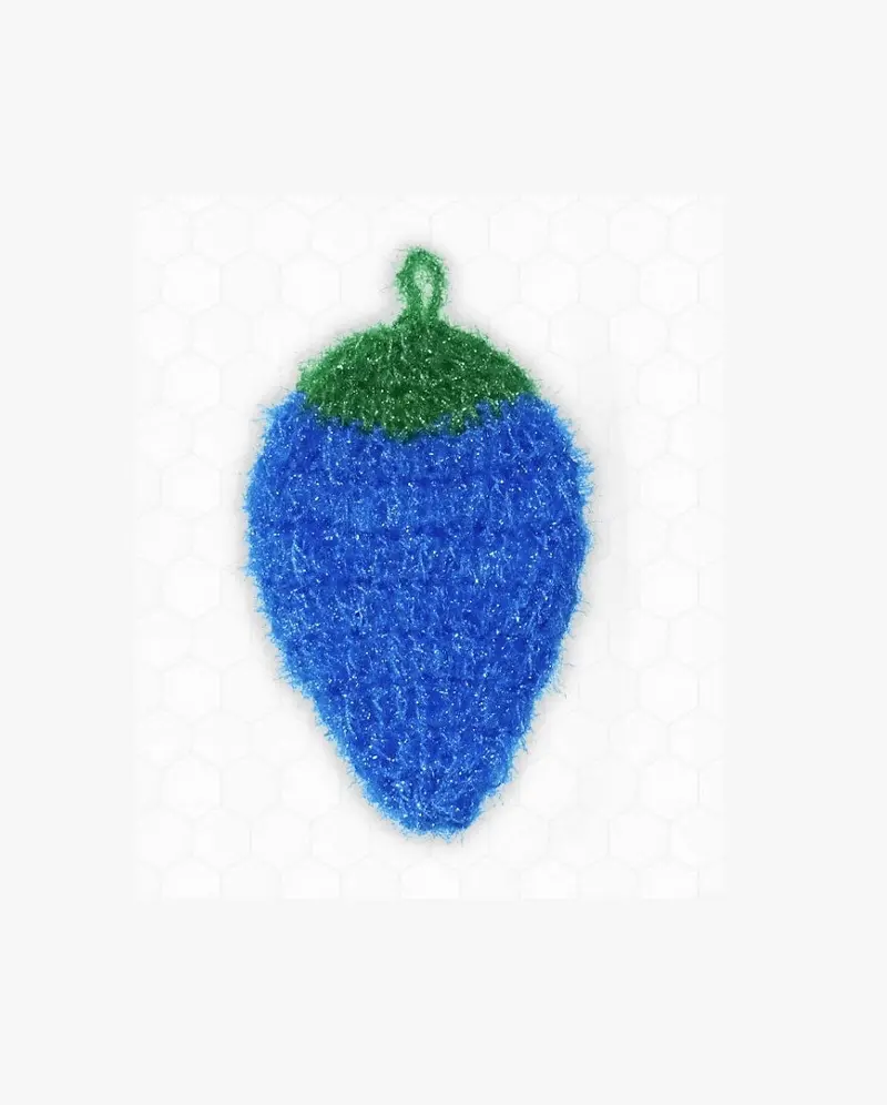 Blueberry-Scented Dish Scrub – Natural Cleansing Sponge 1