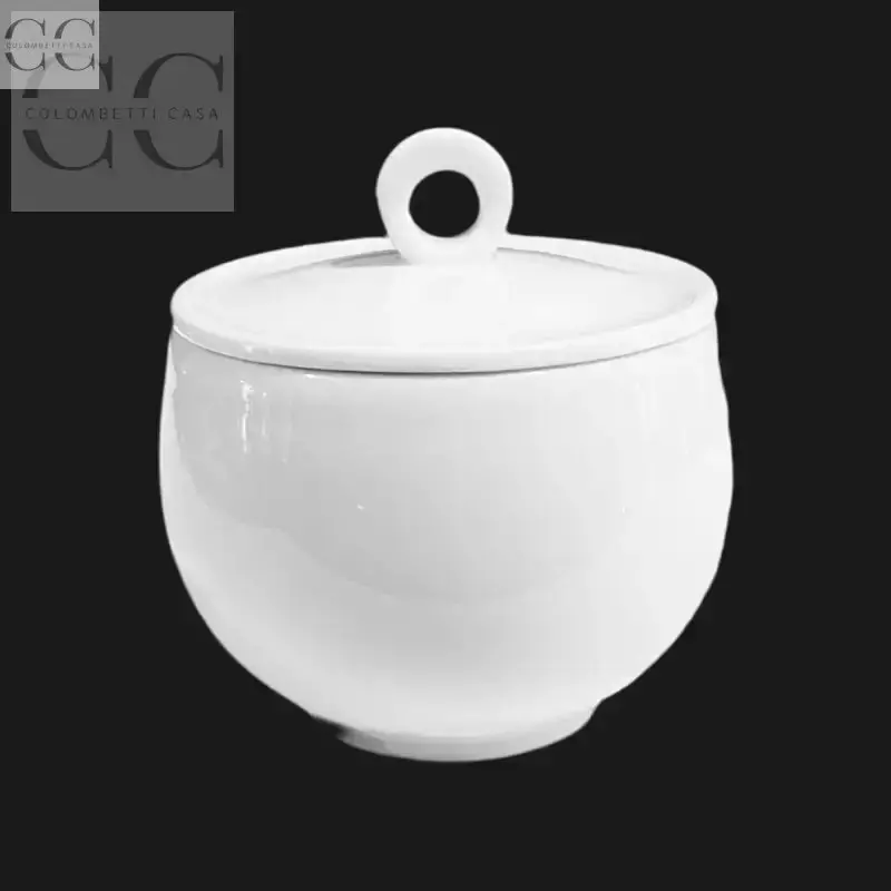 Borromeo White Porcelain Sugar Bowl – Richard Ginori 1