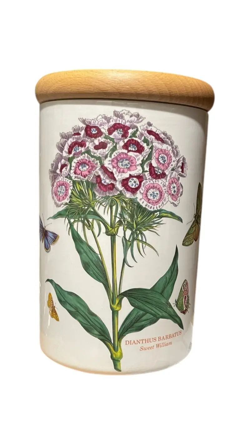 Botanic Garden Ceramic Storage Jar (18 Cm) With Wooden Lid – Portmeirion 2