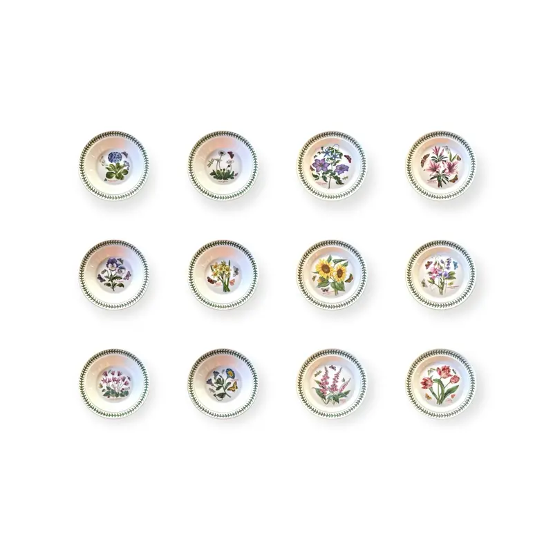 Botanic Garden Dinner Plate Set – 12-Piece English Ceramic Collection By Portmeirion 1