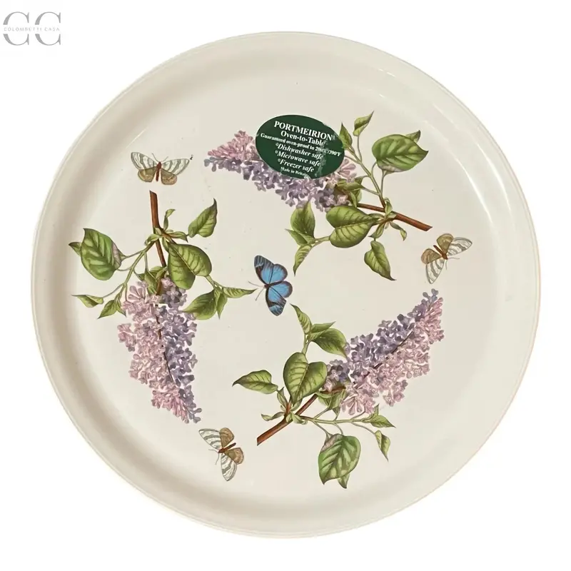 Botanic Garden Pizza Or Cake Serving Plate – English Ceramic By Portmeirion 1