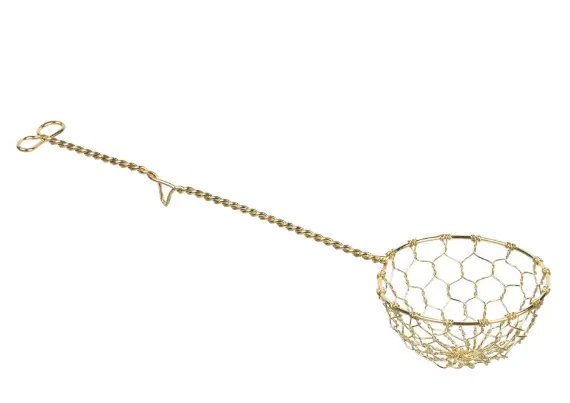 Brass Fondue Strainer – Elegant Finish (Trudeau) 1