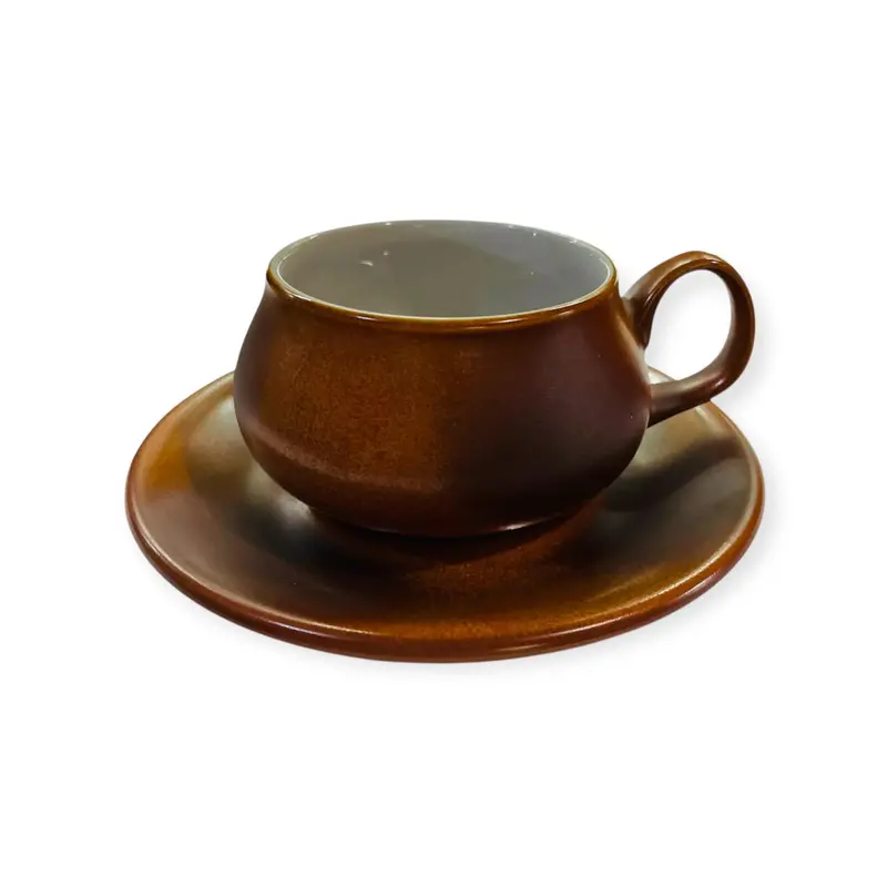 Brown Breakfast Mug – Matte Porcelain By Mancioli 1