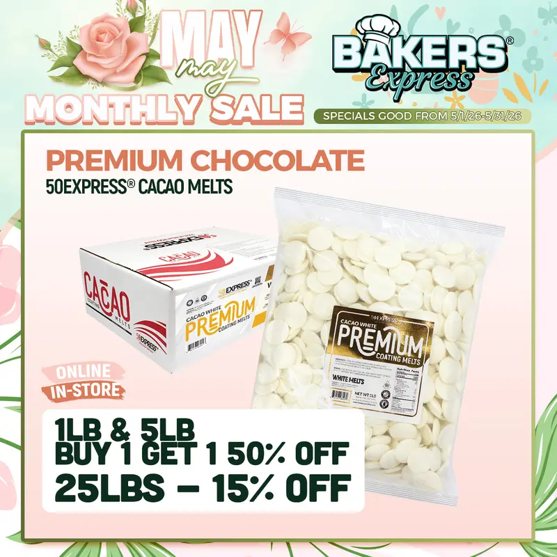 Cacao Coating Melts – 25-Pound Bulk Case For Dipping And Molding 1