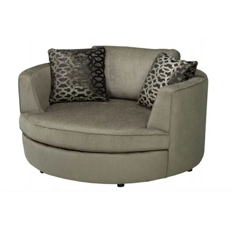 Canadian-Crafted Cuddler Chair – Compact Fabric Lounge Seat 1