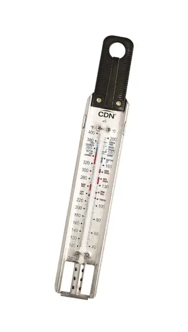 Cdn Candy & Deep-Fry Cooking Thermometer – White 1