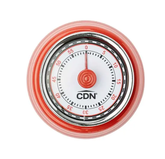 Cdn Compact Mechanical Countdown Timer – Red 1