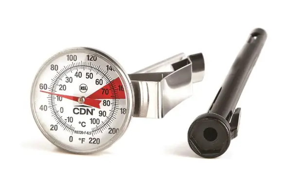 Cdn Instaread Frothing Thermometer For Milk & Drinks 1