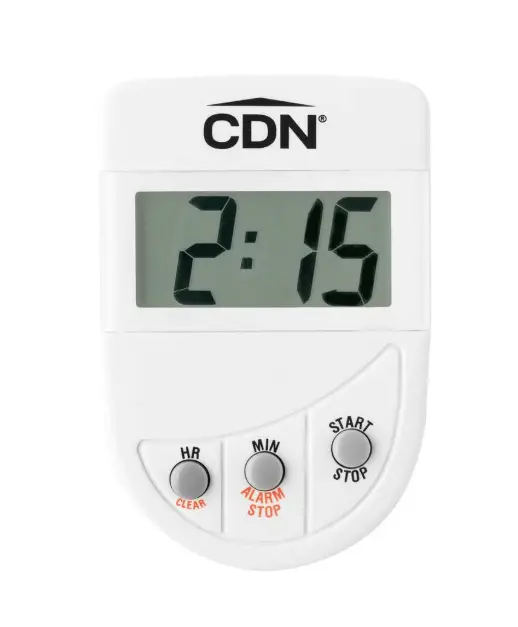 Cdn Large-Digit 20-Hour Digital Kitchen Timer – White 1