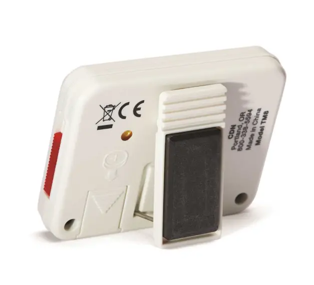 Cdn Multi-Function Digital Kitchen Timer And Clock – White 2