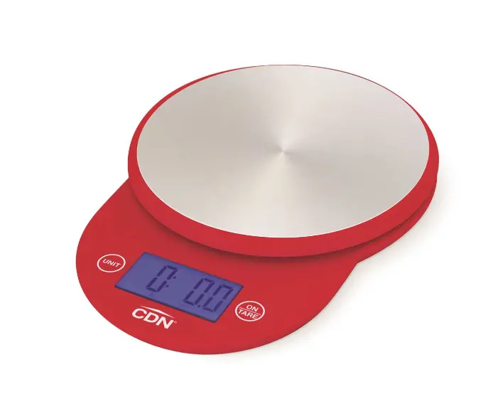 Cdn Proaccurate Digital Kitchen Scale – Red Finish 1
