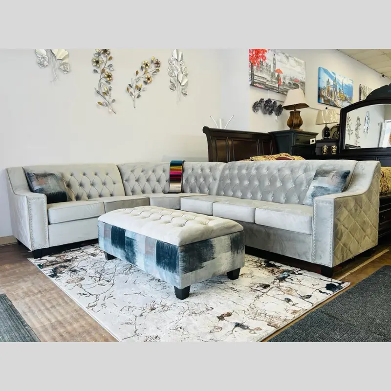 Chatham Modern Fabric Sectional – Plush & Functional 1