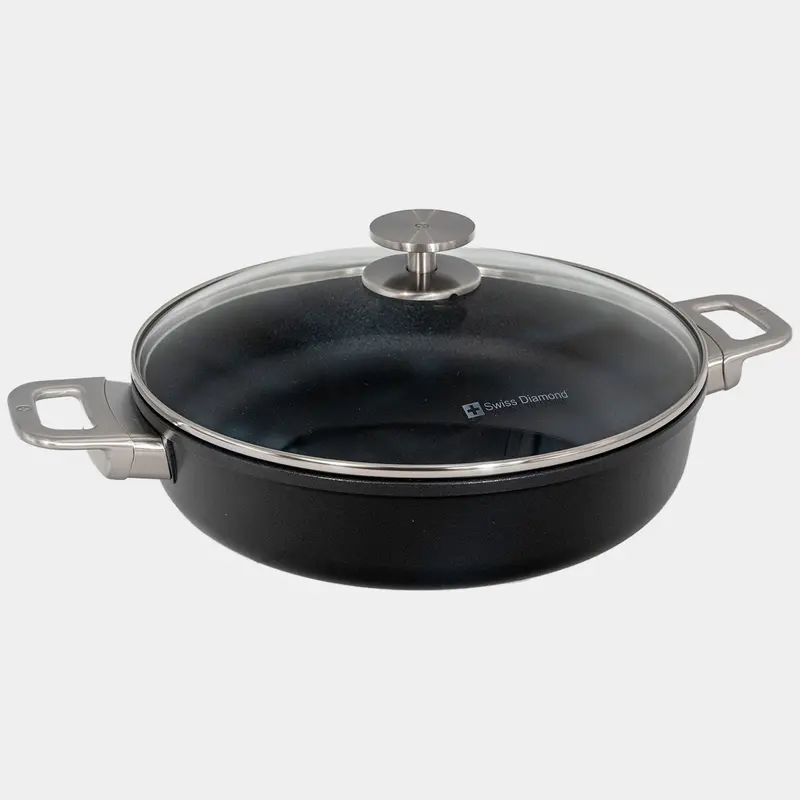 Chd Nonstick Sauteuse – Glass-Lid Covered Versatile Pan 1