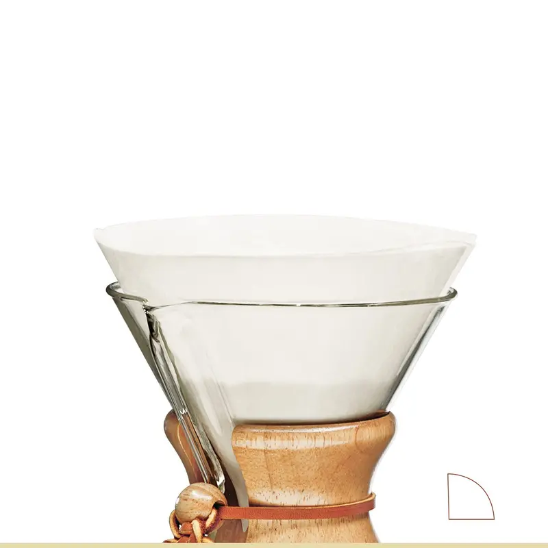 Chemex Round Paper Filters – Compatible With 6-, 8-, And 10-Cup Brewers 1