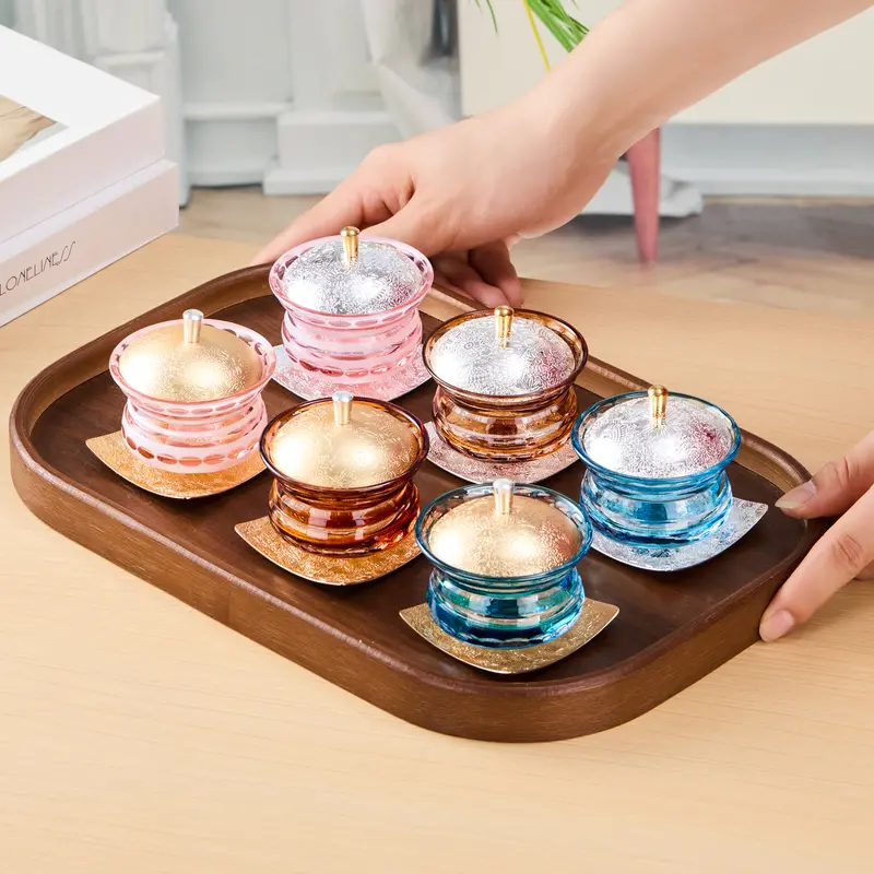 Chimi Washokki Lidded Edo Kiriko Glassware – Modern Japanese Tableware Series 1