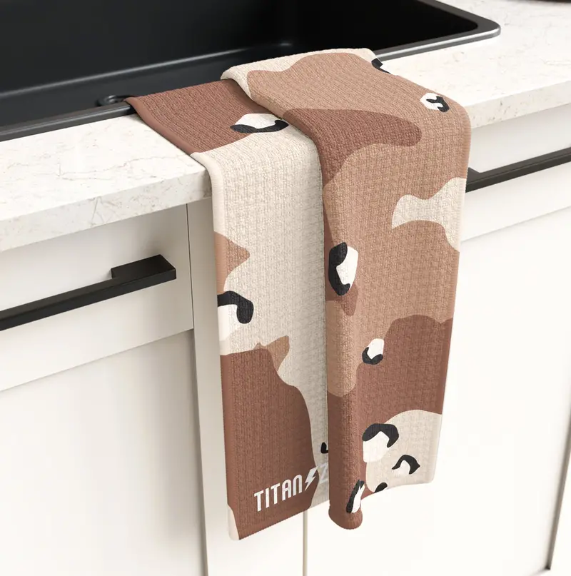 Chocolate Chip Camo Ultra-Microfiber Dish Towel 1