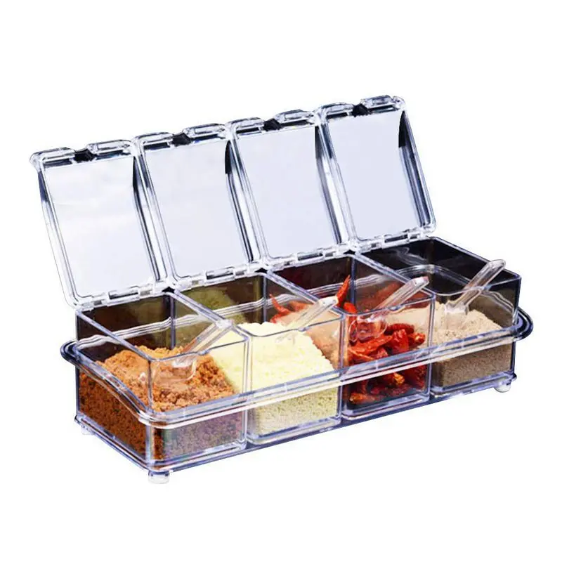 Clear Acrylic Condiment Storage Box 1