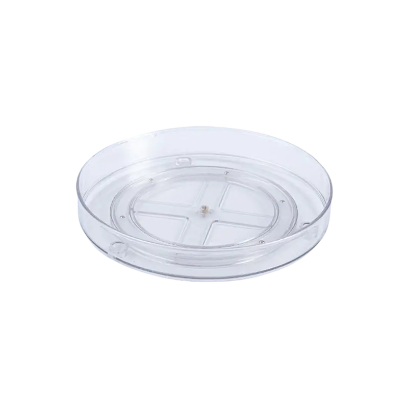 Clear Rotating Spice Organizer – 360° Access Storage 1