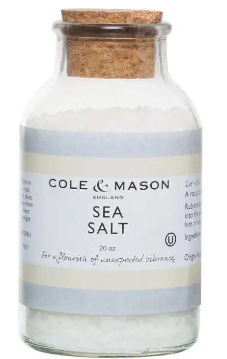 Cole & Mason Coarse Sea Salt Refill – 20 Oz Gourmet Grade 1
