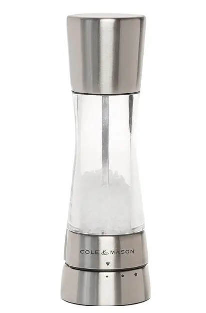 Cole & Mason Derwent Stainless Steel Salt Grinder (7.5") 1