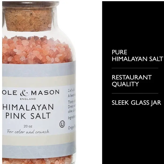 Cole & Mason Himalayan Pink Salt Refill – 20 Oz Coarse Granules 1