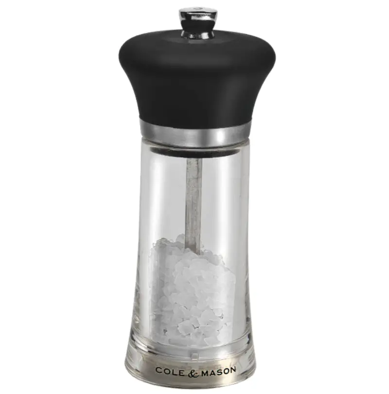 Cole & Mason Huntingdon Salt Grinder – Precision Ceramic Mechanism, 5" 1