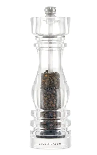Cole & Mason London Collection Acrylic Pepper Mill – 11" (30 Cm) 1