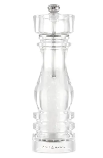 Cole & Mason London Collection Acrylic Salt Mill – 11" (30 Cm) 1
