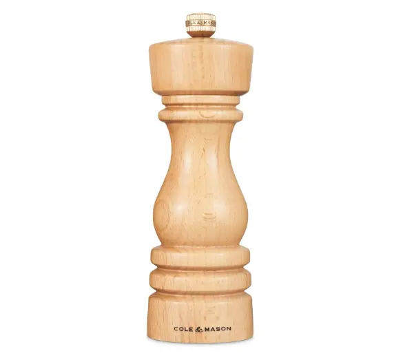 Cole & Mason London Collection Beech Pepper Mill – 7" (18 Cm) 1