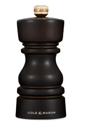 Cole & Mason London Collection Chocolate Wood Pepper Mill – 5" (13 Cm) 1
