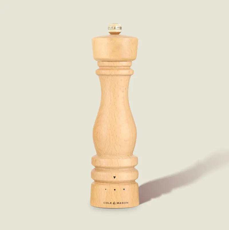Cole & Mason London Grind Select Salt Mill – Natural Beech, 8.5" (22 Cm) 1