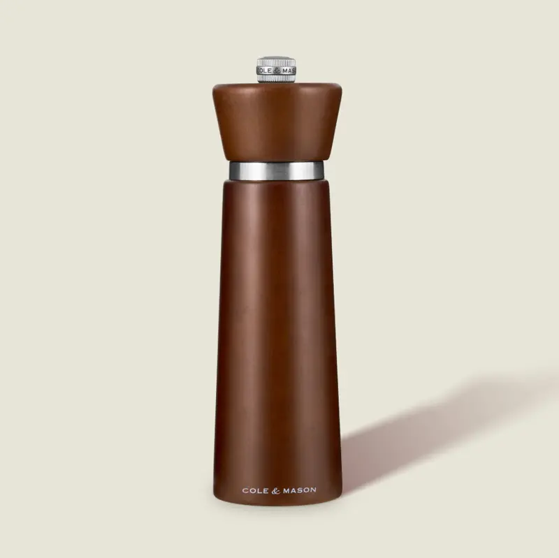 Cole & Mason Millbank Pepper Grinder – Chestnut Beech Wood, 7" (18 Cm) 1