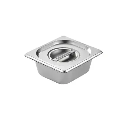 Compact 6.5 Cm Stainless Steel Gastronorm Tray 1