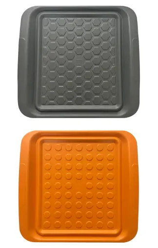 Compact Bbq Prep Trays – Outset 2-Piece Small Serving Set 1