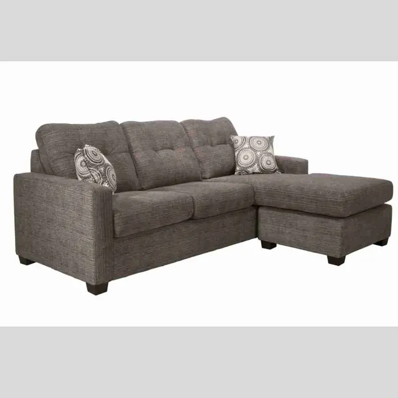 Compact Brown Sectional Sofa – Style 4253 1
