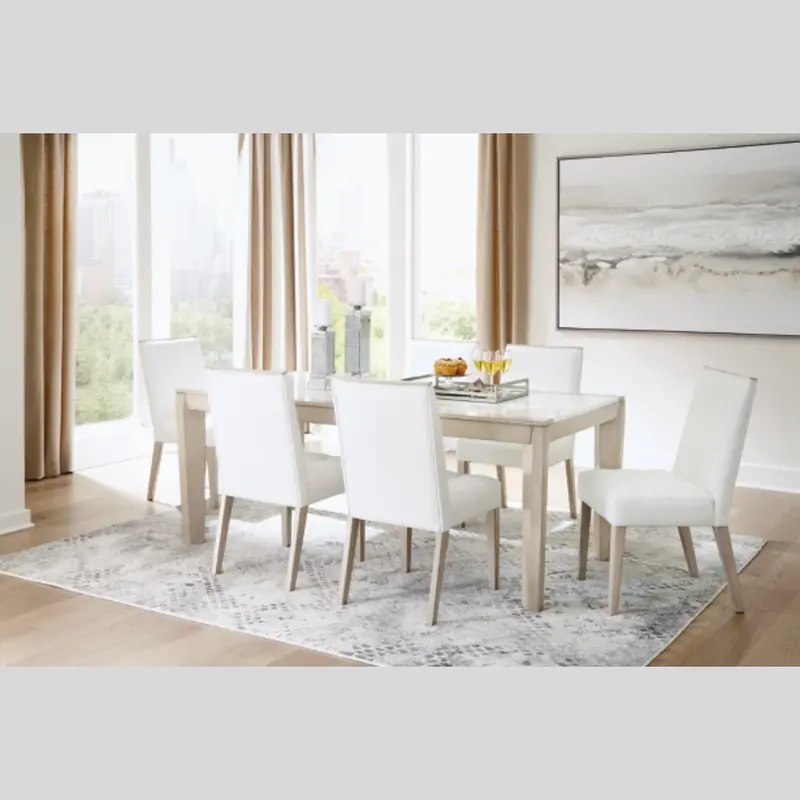 Contemporary Dining Set With Clear Acrylic Table Top 1