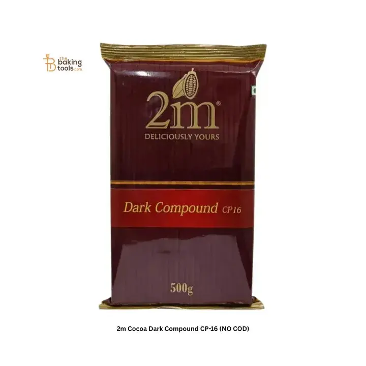 Cp16 Dark Chocolate Compound – 500 G, Rich 2M Formula For Ganache & Coating 1
