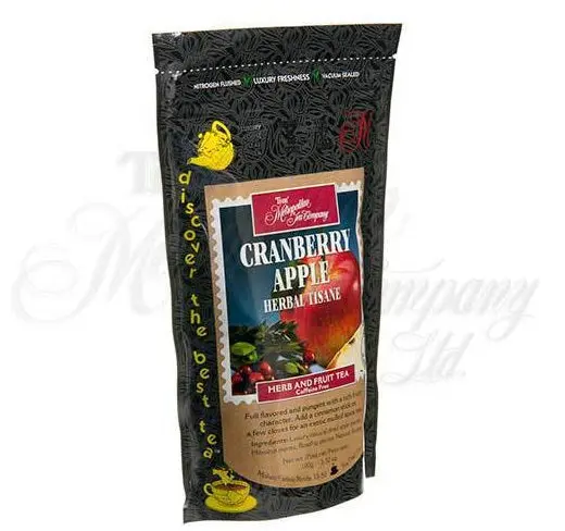 Cranberry Apple Herbal Tea – Tart & Sweet Loose Infusion – Metropolitan Tea Company 1