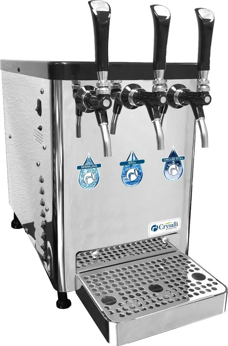 Crysalli Compact Triple-Temp Water Dispenser (Sparkling, Ambient, Chilled) 1