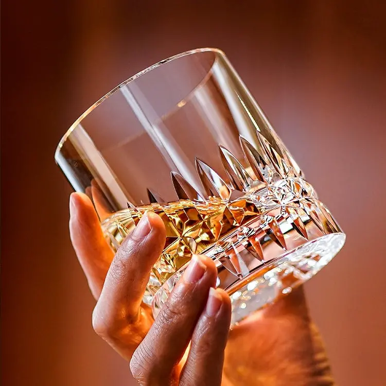 Crystal Royale Edo Kiriko Whisky Glass – Regal Cut-Glass Tumbler Presented In Custom Wooden Case 1