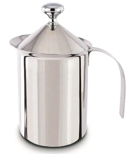 Cuisinox Manual Milk Frother – Cappuccino & Latte Foam Maker 1