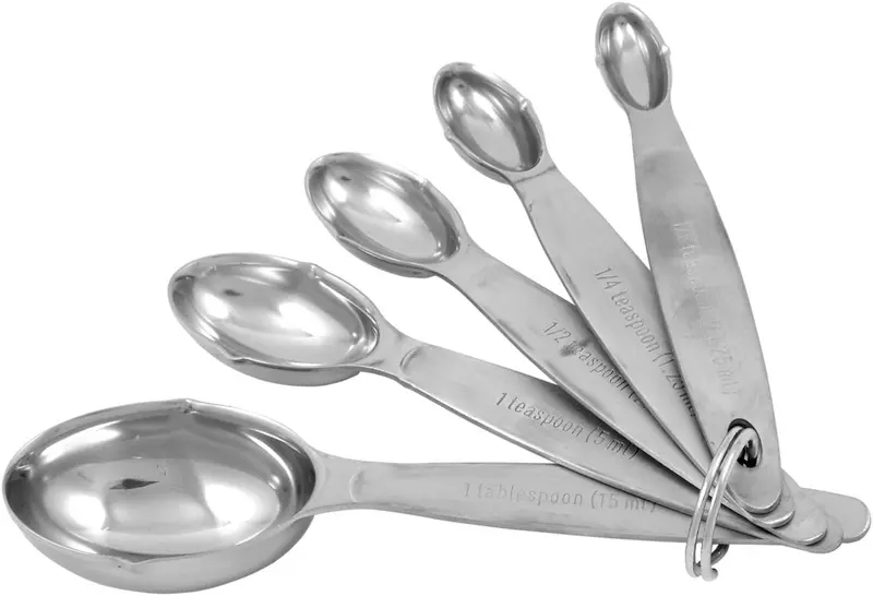 Cuisinox Precision Stainless Steel Measuring Spoon Set – 5-Piece Collection 1
