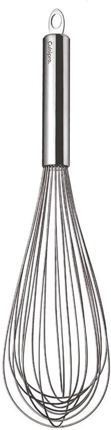 Cuisipro 10-Wire Balloon Whisk – 12-Inch Stainless Steel Whisk For Whipping & Folding 1