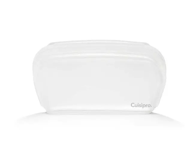 Cuisipro 1000Ml Transparent Stand-Up Reusable Bag – Flexible & Freezer-Safe 1