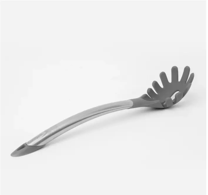 Cuisipro 12.25" Grey Silicone Spaghetti Server – Lfgb-Certified Pasta Serving Tool 1